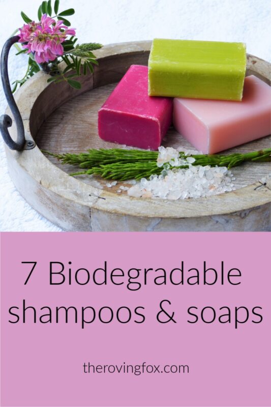 Biodegradable shampoo and biodegradable soap brands