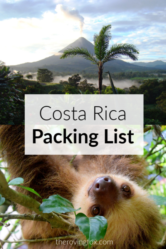 Costa Rica Packing List. What to bring to Costa Rica