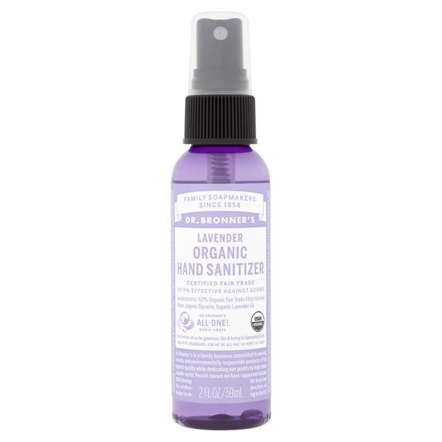 Health and Beauty Travel Kit Essentials Dr. Bronner's Hand Sanitizer