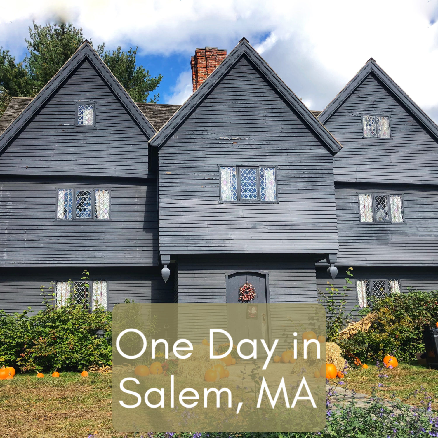 One Day In Salem, MA at Halloween