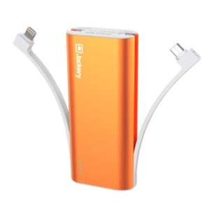 gift ideas for men who travel Jackery_Bolt_6_Orange_PowerBank_Main