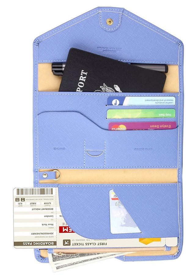 gift ideas for female travelers Zoppen Multi-purpose Rfid Blocking Travel Passport