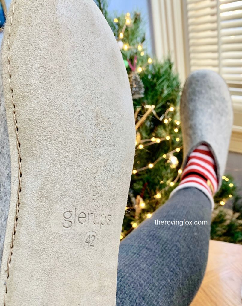 Glerups Wool Slippers Grey