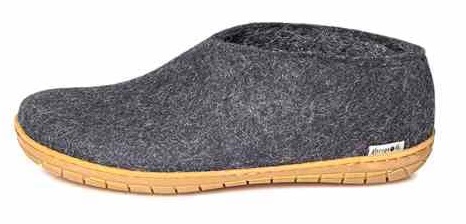 Glerups shoe rubber sole wool slippers