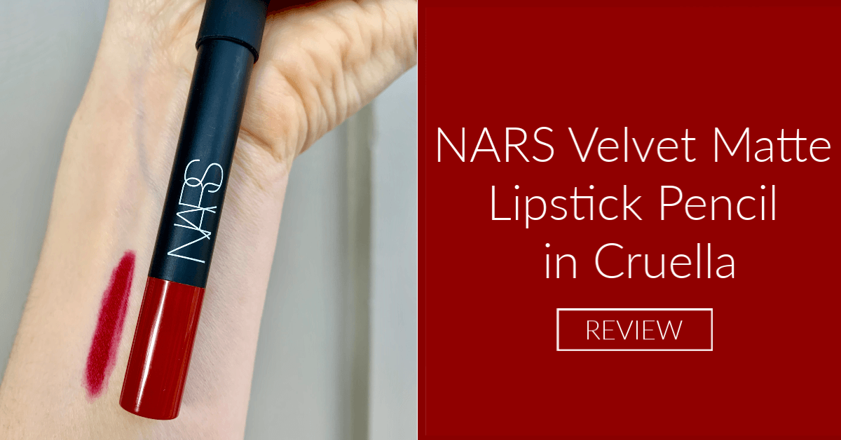 Review of NARS Velvet Matte Lipstick Pencil in Cruella