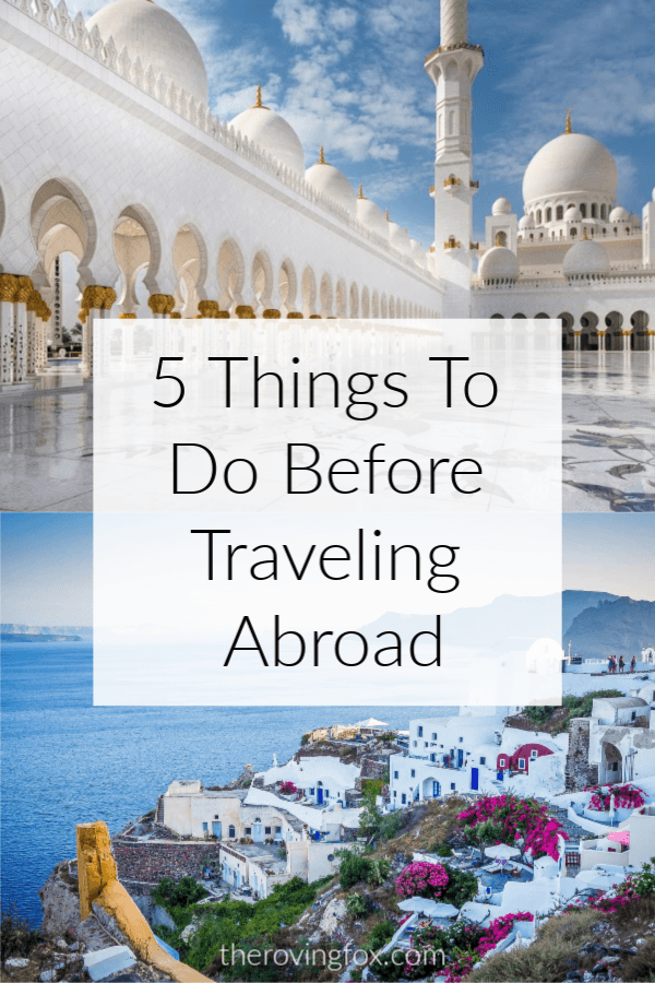 Trip checklist and vacation checklist. 5 important things to do before traveling and Europe travel checklist