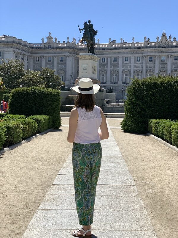 Madrid Palacio Real Plaza de Oriente garden
