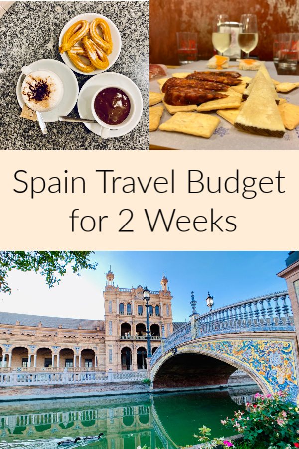 Trip to Spain Cost. Spain travel budget. 2 Weeks in Spain Pinterest
