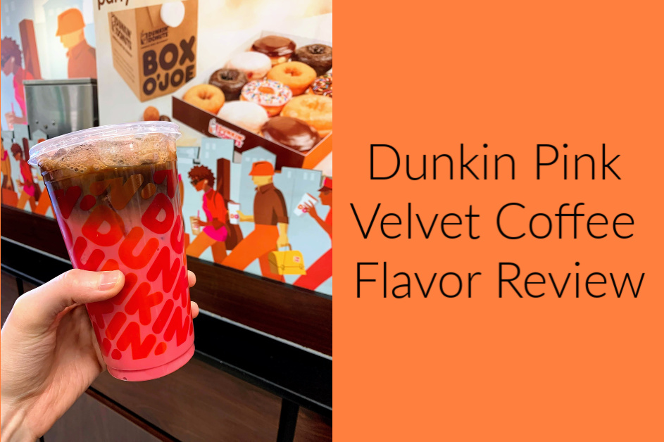 Dunkin Pink Velvet Coffee Flavor for Valentine’s Day