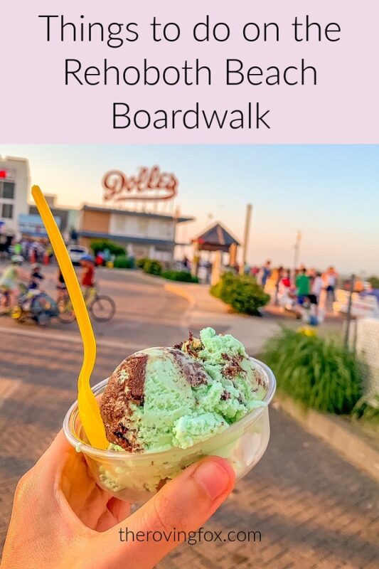 Rehoboth Beach boardwalk things to do Pinterest